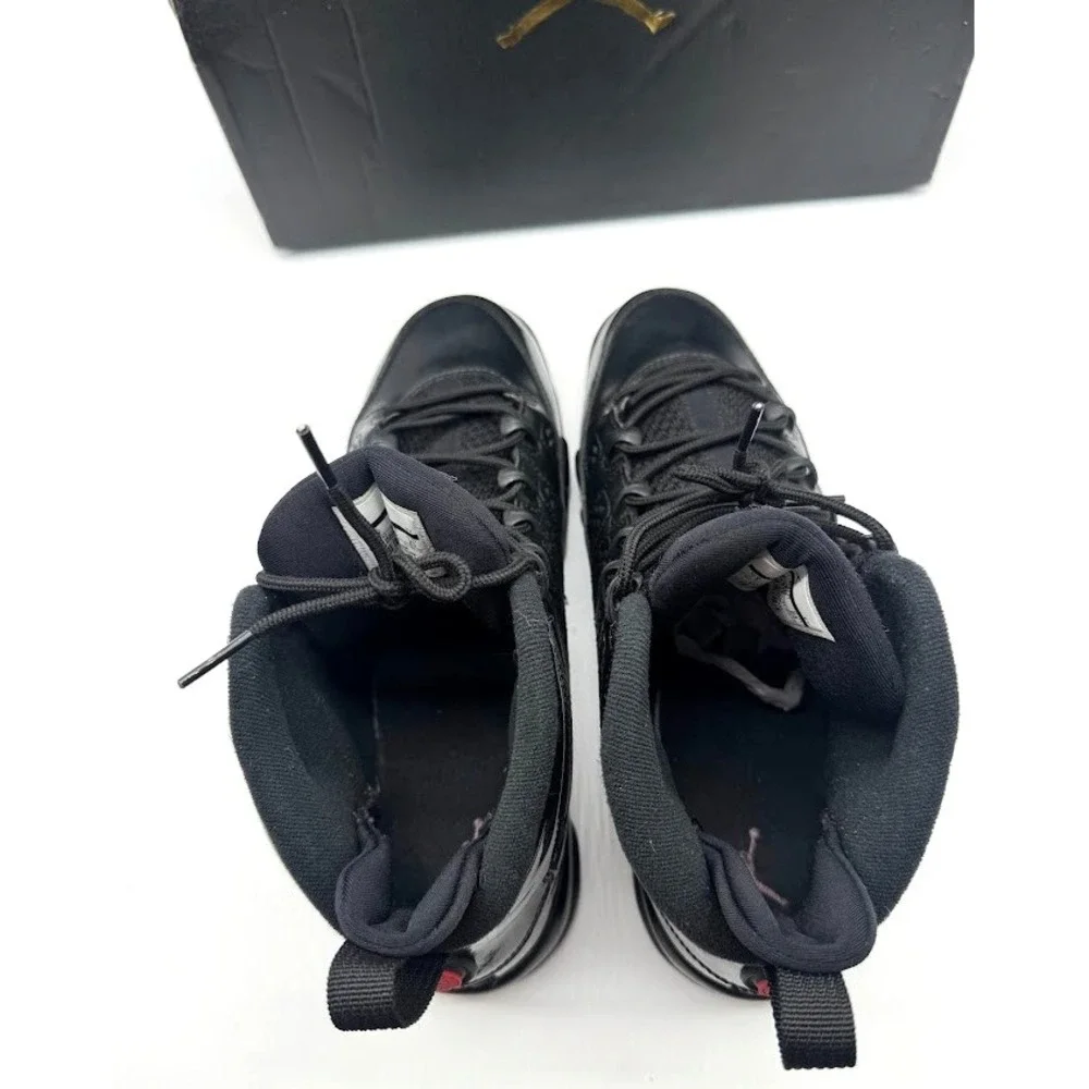 Nike Air Jordan 9 Retro BG Black Red 302359-014 Youth US 7Y EU 40 w/ Box